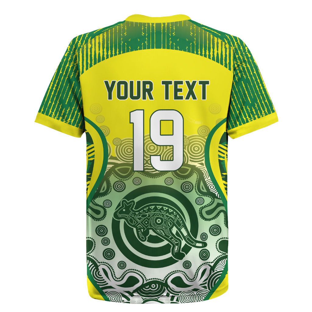Custom Australia Cricket Rugby Jersey Aboriginal Kangaroo Southern Cross