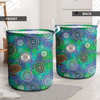 NAIDOC 50 Years of Deadly Laundry Basket Sea Turtle Aboriginal Dot Art