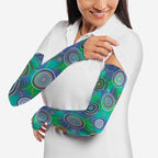 NAIDOC 50 Years of Deadly Arm Sleeves Sea Turtle Aboriginal Dot Art