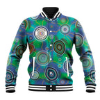 NAIDOC 50 Years of Deadly Baseball Jacket Sea Turtle Aboriginal Dot Art