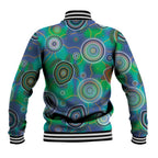 NAIDOC 50 Years of Deadly Baseball Jacket Sea Turtle Aboriginal Dot Art