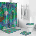 NAIDOC 50 Years of Deadly Bathroom Set Sea Turtle Aboriginal Dot Art