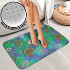 NAIDOC 50 Years of Deadly Bathroom Set Sea Turtle Aboriginal Dot Art