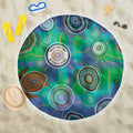 NAIDOC 50 Years of Deadly Beach Blanket Sea Turtle Aboriginal Dot Art