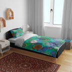 NAIDOC 50 Years of Deadly Bedding Set Sea Turtle Aboriginal Dot Art