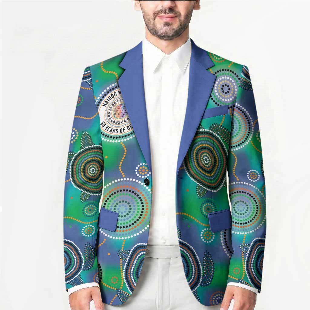 NAIDOC 50 Years of Deadly Blazer Sea Turtle Aboriginal Dot Art