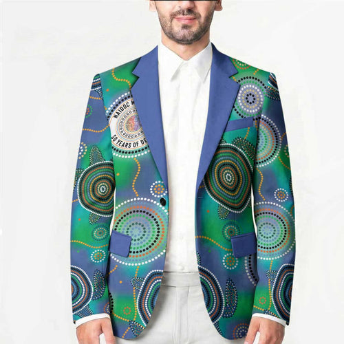 NAIDOC 50 Years of Deadly Blazer Sea Turtle Aboriginal Dot Art