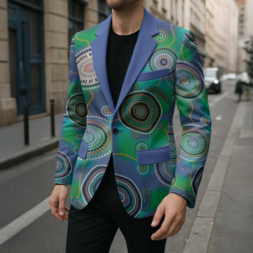 NAIDOC 50 Years of Deadly Blazer Sea Turtle Aboriginal Dot Art