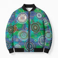 NAIDOC 50 Years of Deadly Bomber Puffer Jacket Sea Turtle Aboriginal Dot Art