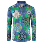 NAIDOC 50 Years of Deadly Button Sweatshirt Sea Turtle Aboriginal Dot Art
