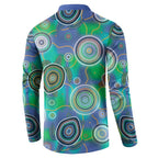 NAIDOC 50 Years of Deadly Button Sweatshirt Sea Turtle Aboriginal Dot Art