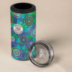 NAIDOC 50 Years of Deadly 4 in 1 Can Cooler Tumbler Sea Turtle Aboriginal Dot Art