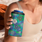 NAIDOC 50 Years of Deadly 4 in 1 Can Cooler Tumbler Sea Turtle Aboriginal Dot Art