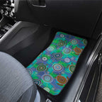 NAIDOC 50 Years of Deadly Car Mats Sea Turtle Aboriginal Dot Art