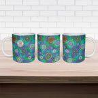 NAIDOC 50 Years of Deadly Ceramic Mug Sea Turtle Aboriginal Dot Art