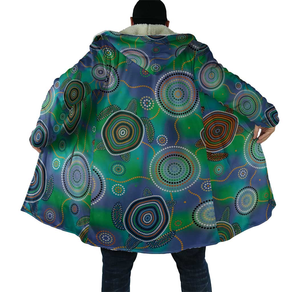NAIDOC 50 Years of Deadly Cloak Sea Turtle Aboriginal Dot Art