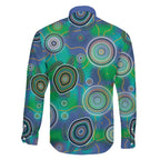 NAIDOC 50 Years of Deadly Family Matching Mermaid Dress and Hawaiian Shirt Sea Turtle Aboriginal Dot Art