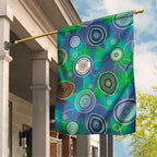 NAIDOC 50 Years of Deadly Garden Flag Sea Turtle Aboriginal Dot Art
