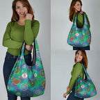 NAIDOC 50 Years of Deadly Grocery Bag Sea Turtle Aboriginal Dot Art