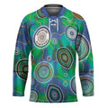 NAIDOC 50 Years of Deadly Hockey Jersey Sea Turtle Aboriginal Dot Art