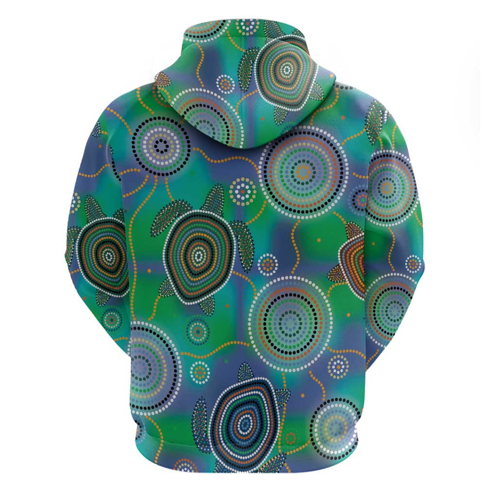 NAIDOC 50 Years of Deadly Hoodie Sea Turtle Aboriginal Dot Art