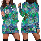 NAIDOC 50 Years of Deadly Hoodie Dress Sea Turtle Aboriginal Dot Art