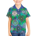 NAIDOC 50 Years of Deadly Kid Hawaiian Shirt Sea Turtle Aboriginal Dot Art