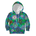 NAIDOC 50 Years of Deadly Kid Hoodie Sea Turtle Aboriginal Dot Art