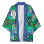 NAIDOC 50 Years of Deadly Kimono Sea Turtle Aboriginal Dot Art
