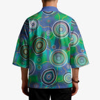 NAIDOC 50 Years of Deadly Kimono Sea Turtle Aboriginal Dot Art