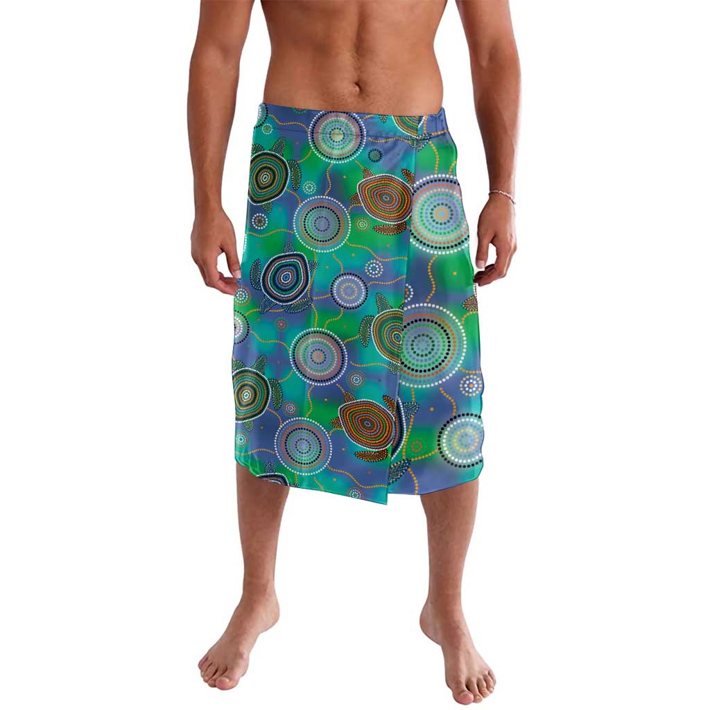 NAIDOC 50 Years of Deadly Lavalava Sea Turtle Aboriginal Dot Art