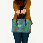 NAIDOC 50 Years of Deadly Leather Bag Sea Turtle Aboriginal Dot Art
