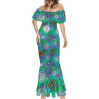NAIDOC 50 Years of Deadly Mermaid Dress Sea Turtle Aboriginal Dot Art