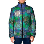 NAIDOC 50 Years of Deadly Padded Jacket Sea Turtle Aboriginal Dot Art