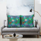 NAIDOC 50 Years of Deadly Pillow Cover Sea Turtle Aboriginal Dot Art