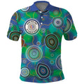 NAIDOC 50 Years of Deadly Polo Shirt Sea Turtle Aboriginal Dot Art