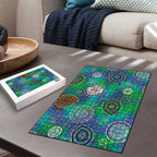 NAIDOC 50 Years of Deadly Puzzle Sea Turtle Aboriginal Dot Art