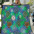 NAIDOC 50 Years of Deadly Quilt Sea Turtle Aboriginal Dot Art
