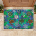 NAIDOC 50 Years of Deadly Rubber Doormat Sea Turtle Aboriginal Dot Art