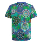 NAIDOC 50 Years of Deadly Rugby Jersey Sea Turtle Aboriginal Dot Art