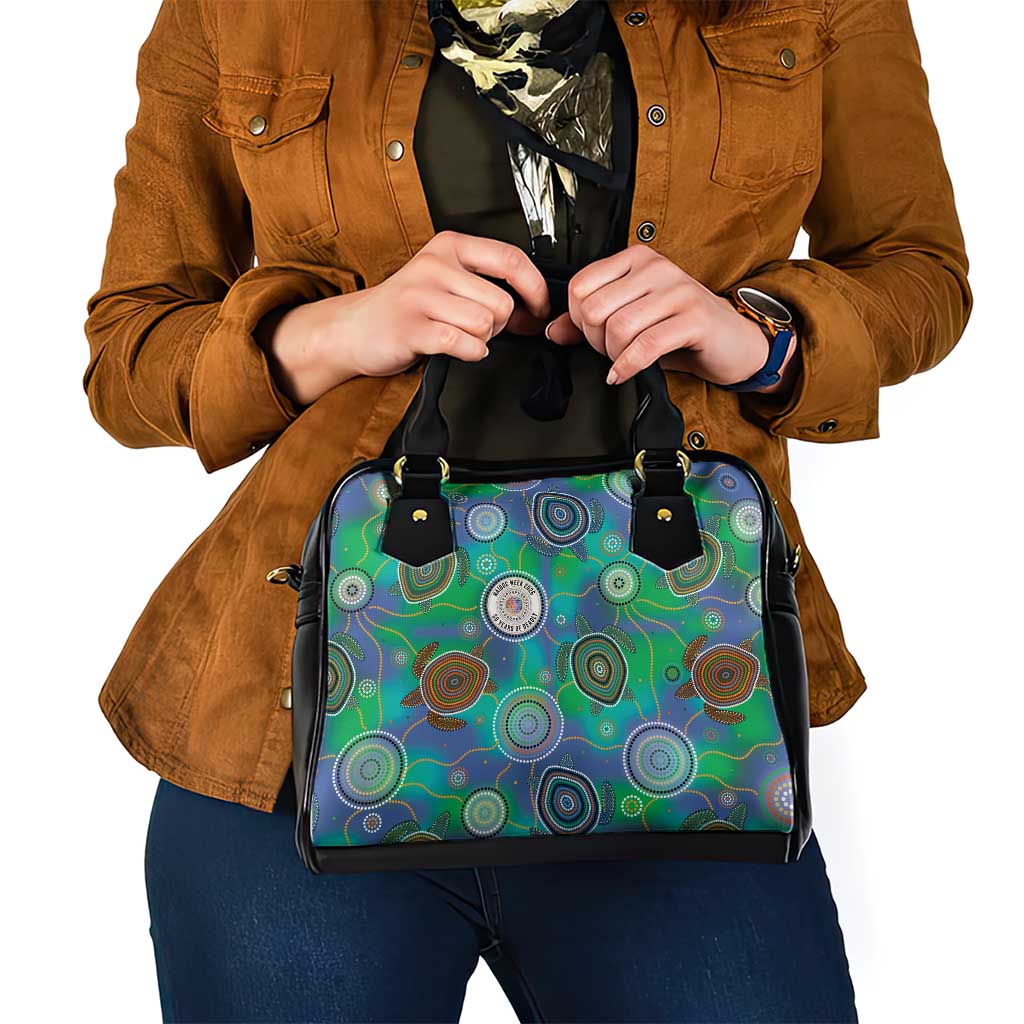 NAIDOC 50 Years of Deadly Shoulder Handbag Sea Turtle Aboriginal Dot Art