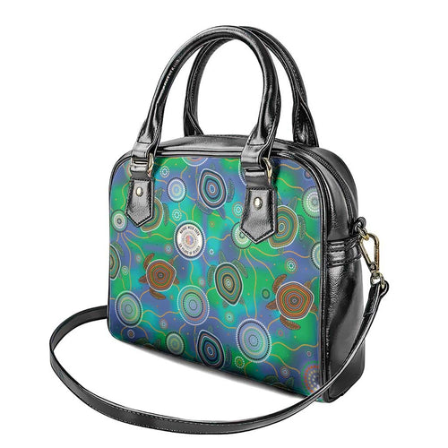 NAIDOC 50 Years of Deadly Shoulder Handbag Sea Turtle Aboriginal Dot Art