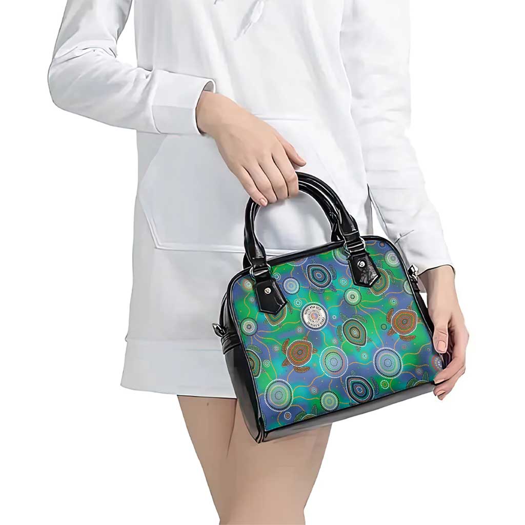 NAIDOC 50 Years of Deadly Shoulder Handbag Sea Turtle Aboriginal Dot Art
