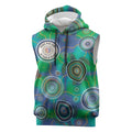 NAIDOC 50 Years of Deadly Sleeveless Hoodie Sea Turtle Aboriginal Dot Art
