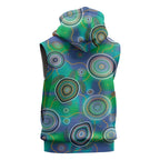 NAIDOC 50 Years of Deadly Sleeveless Hoodie Sea Turtle Aboriginal Dot Art
