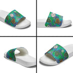 NAIDOC 50 Years of Deadly Slide Sandals Sea Turtle Aboriginal Dot Art