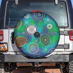 NAIDOC 50 Years of Deadly Spare Tire Cover Sea Turtle Aboriginal Dot Art