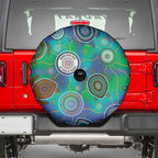 NAIDOC 50 Years of Deadly Spare Tire Cover Sea Turtle Aboriginal Dot Art