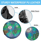 NAIDOC 50 Years of Deadly Spare Tire Cover Sea Turtle Aboriginal Dot Art