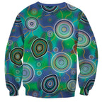 NAIDOC 50 Years of Deadly Sweatshirt Sea Turtle Aboriginal Dot Art